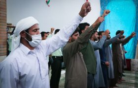 گزارش تصویری؛ نماز جمعه خشم و نصر شهرستان راسک