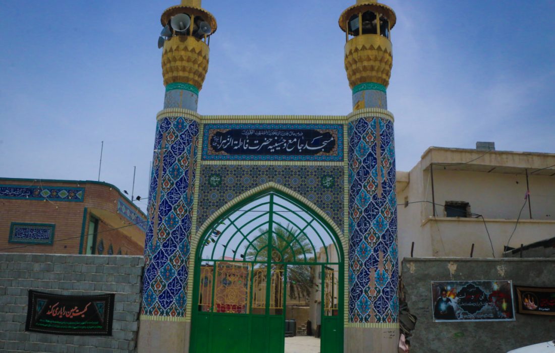 گزارش تصویری؛ فضاسازی محرمی مسجد فاطمه‌الزهرا در راسک