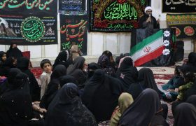ایستادگی بانوان راسک با الگوی زینبی