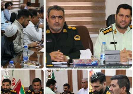 مراسم تودیع و معارفه فرمانده انتظامی راسک برگزار شد