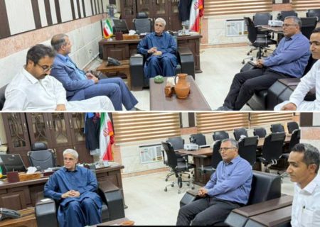 دیدار معاون آب‌وخاک جهاد کشاورزی با فرماندار راسک