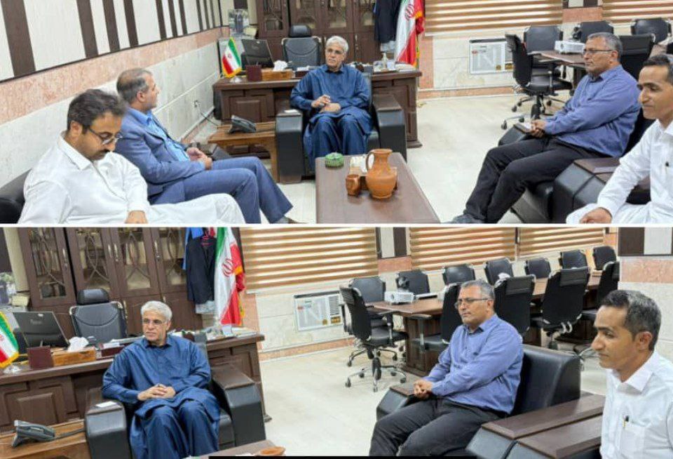 دیدار معاون آب‌وخاک جهاد کشاورزی با فرماندار راسک