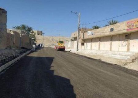 آسفالت معابر آغاز انقلاب شهری در خاش