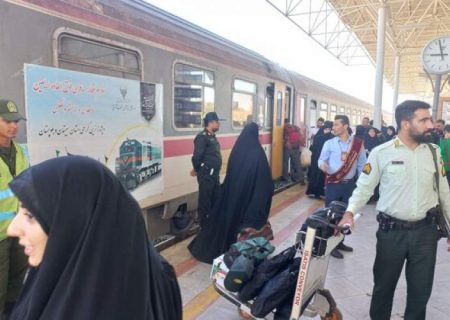 اعزام قطار ویژه اربعین از زاهدان