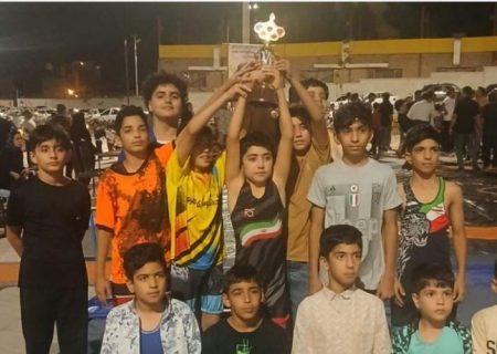 کسب نایب‌ قهرمانی کشتی‌گیران شهرستان نیمروز