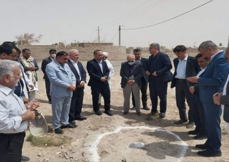 آغاز ساخت ۲ مدرسه در زهک و هامون