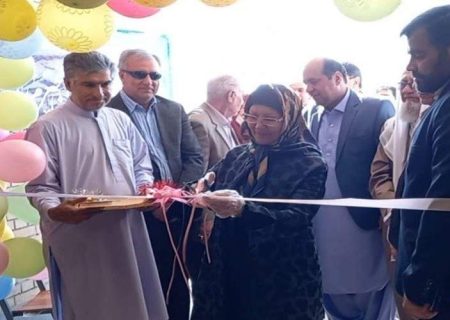 افتتاح مدرسه ۶ کلاسه مسکن مهر میرجاوه