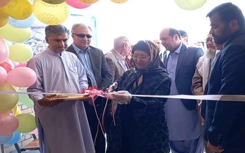 افتتاح مدرسه ۶ کلاسه مسکن مهر میرجاوه