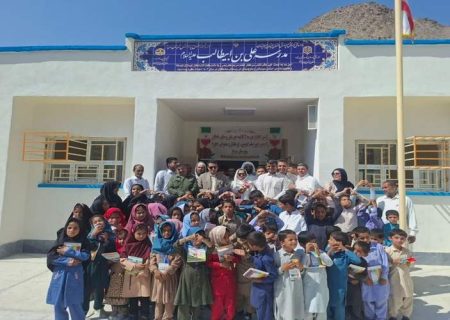 افتتاح مدرسه ۴ کلاسه در روستای سامگان سرباز