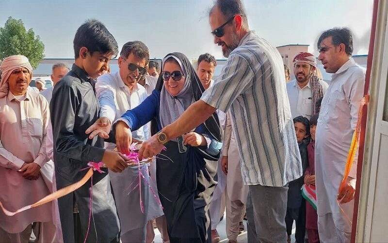 افتتاح مدرسه روستایی خیرساز در شهرستان زرآباد
