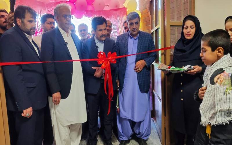 افتتاح مدرسه ۱۸ کلاسه سیادک زاهدان