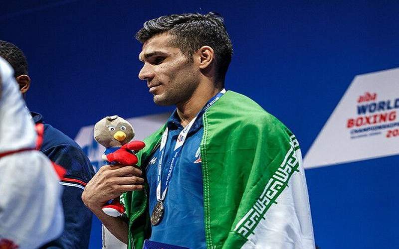 قدرت نمایی بوکسور المپیکی سیستانوبلوچستان در عربستان