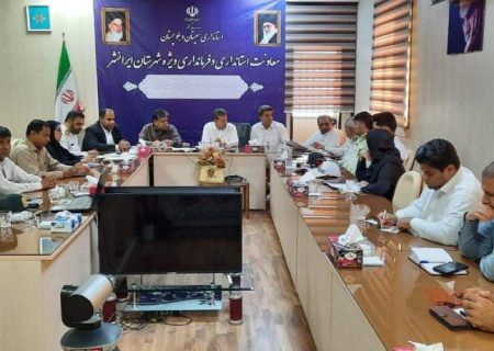 برگزاری جلسه شورای ترافیک شهرستان ایرانشهر