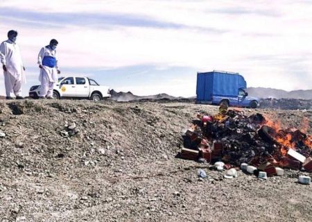 معدوم‌سازی یک و نیم‌تن مواد غذایی فاسد