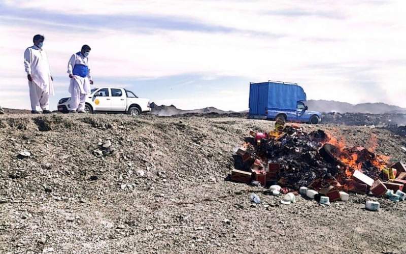 معدوم‌سازی یک و نیم‌تن مواد غذایی فاسد