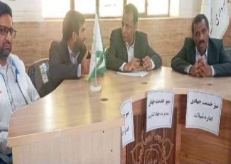 برپایی میز خدمت جهاد کشاورزی در شهرگشت