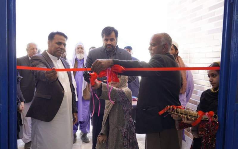 افتتاح مدرسه در روستای گدان کوه پوگی