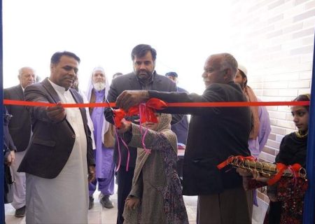 افتتاح مدرسه دخترانه در نصرت‌آباد