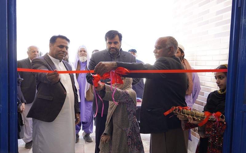افتتاح مدرسه دخترانه در نصرت‌آباد