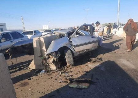 دو کشته بر اثر حادثه رانندگی در ایرانشهر