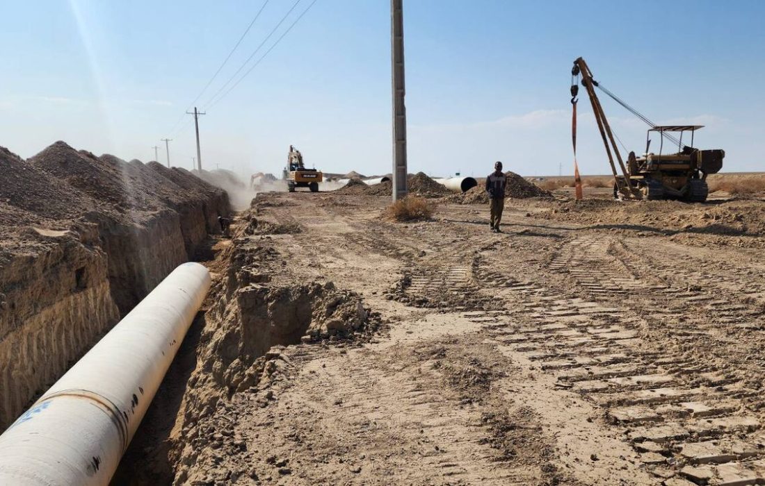 اتصال ۵ مجتمع روستایی دلگان به شبکه آب