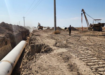 اتصال ۵ مجتمع روستایی دلگان به شبکه آب