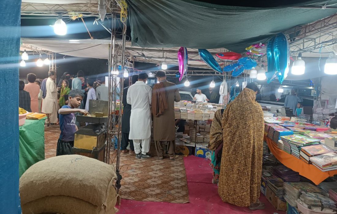 استقبال مردم راسک از نمایشگاه ماه رمضان