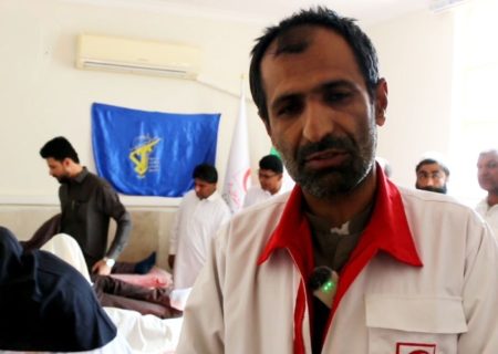 خدمات جهادی هلال‌احمر در مناطق محروم راسک