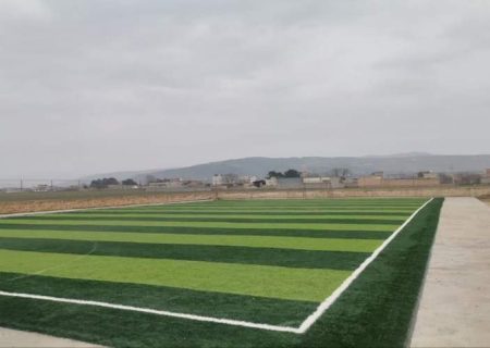 افتتاح زمین چمن مصنوعی مینی فوتبال روستای مهرستان