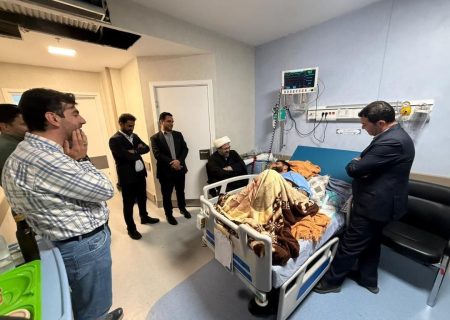 حضور مسئولان قضایی استان در کنار بالین فرمانده ولایتمدار