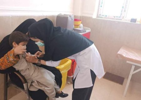 واکسیناسیون ۱۳ هزار کودک در خاش