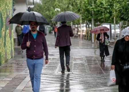 رگبار باران و رعد و برق در ۱۶ استان
