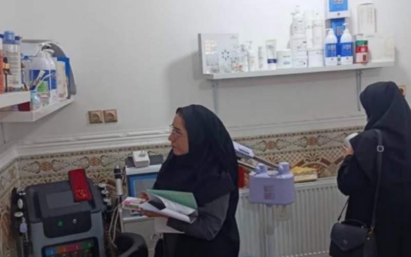 پایش بهداشتی سالنهای زیبایی در سراوان