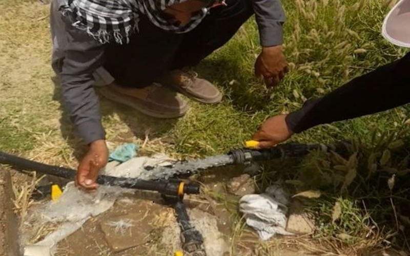 قطع ۶۰ انشعاب غیرمجاز آب در شهرستان زهک