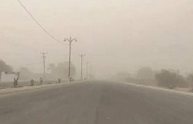 سرعت طوفان در زابل به ۱۰۱ کیلومتر رسید