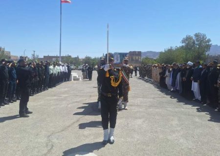 تشییع پیکر شهید عبدالسلام کُرد در خاش