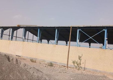 سوله ورزشی بخش دامن همچنان نیمه‌کاره است