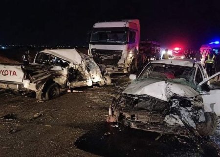 برخورد ۳ خودرو؛ ۲ نفر جان باختند
