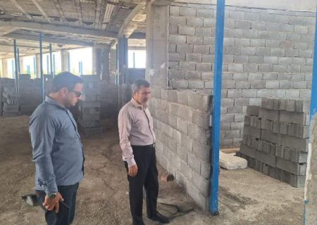 پیشرفت ۴۰ درصدی ساختمان فرمانداری تفتان