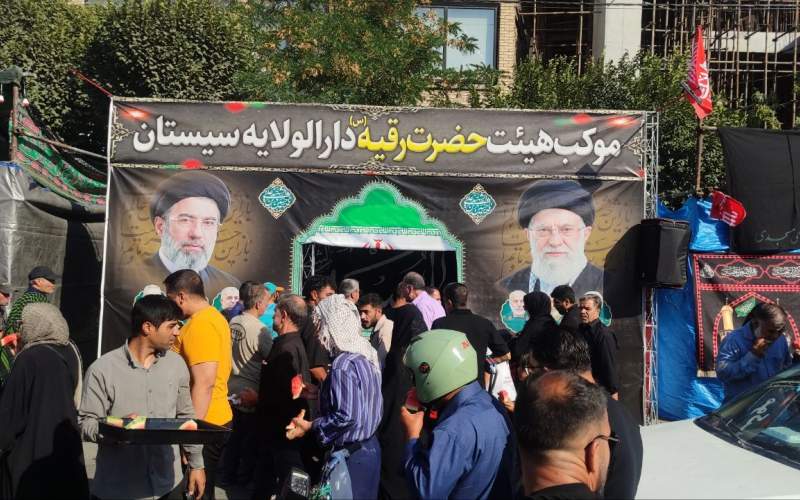 برپایی موکب هیات حضرت رقیه (س) در مشهد مقدس