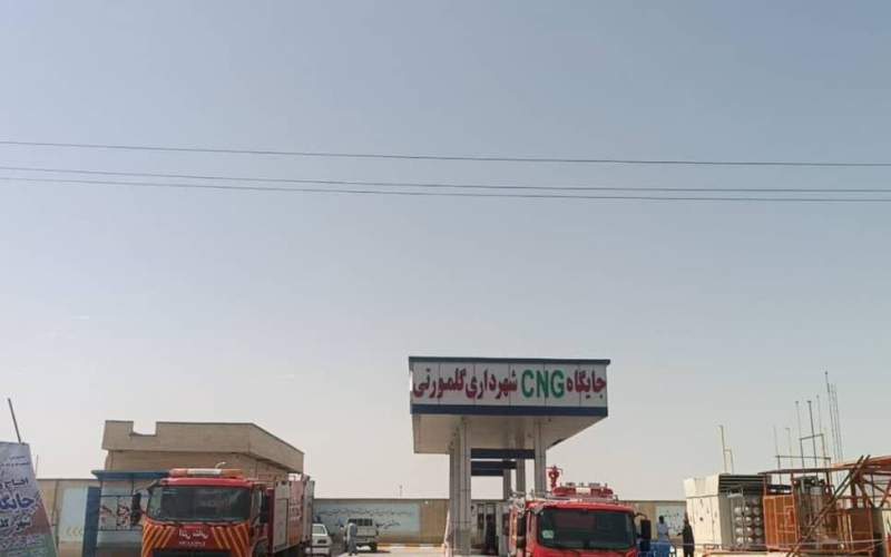 افتتاح جایگاه سی ان جی شهرداری گلمورتی چابهار