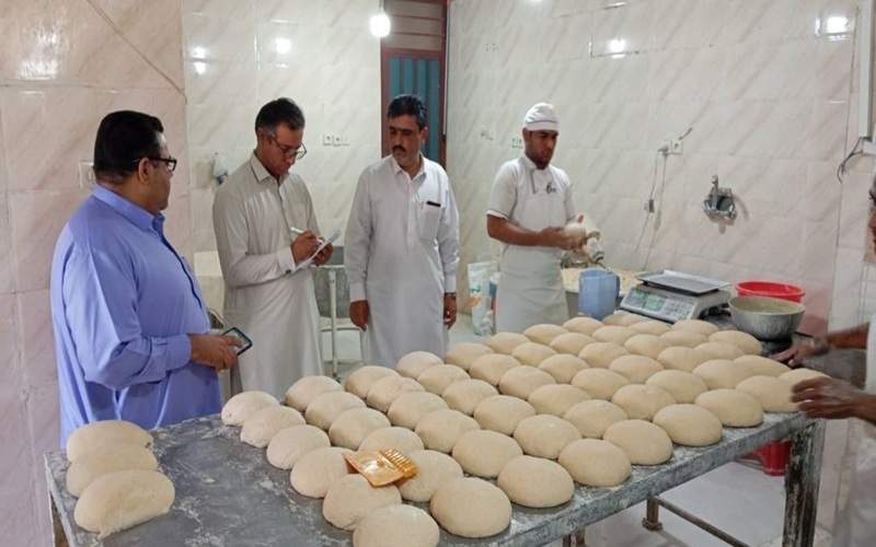 نظارت مستمر بر سلامت آرد و نان بمپور